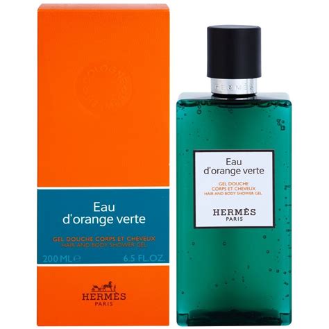 hermes orange verte shower gel